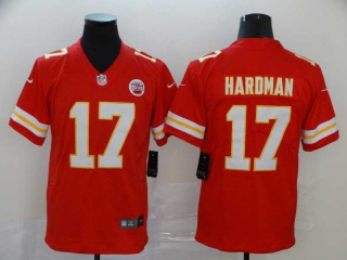 Men's Kansas City Chiefs #17 Mecole Hardman Red Vapor Untouchable Stitched NFL Nike Limited Jersey