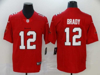 Men's Tampa Bay Buccaneers #12 Tom Brady Red Stitched NFL Nike Limited Jersey