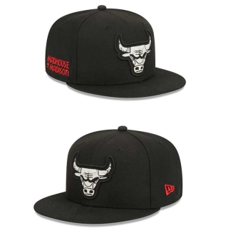 NBA Chicago Bulls New Era Black 23-24 Alternate City Edition 9FIFTY Snapback Hat 2254