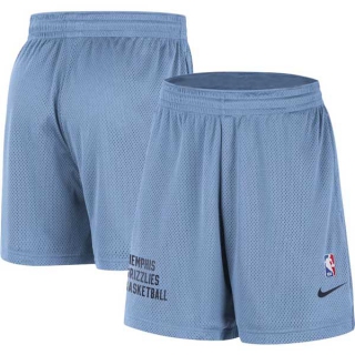 Men's NBA Memphis Grizzlies Nike Light Blue Warm Up Performance Practice Mesh Shorts