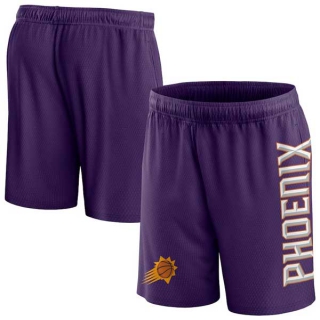 Men's NBA Phoenix Suns Fanatics Branded Purple Post Up Mesh Shorts