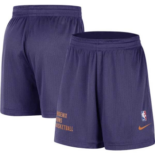 Men's NBA Phoenix Suns Nike Purple Warm Up Performance Practice Mesh Shorts