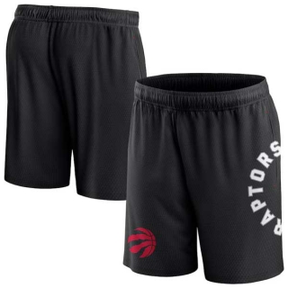 Men's NBA Toronto Raptors Fanatics Branded Black Post Up Mesh Shorts