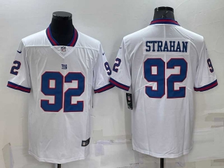 Men's NFL New York Giants #92 Michael Strahan White Vapor Untouchable Limited Stitched Jersey