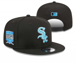 MLB Chicago White Sox New Era Black 2023 Father's Day 9FIFTY Snapback Hat 3022