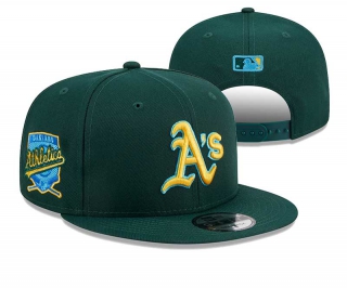 MLB Oakland Athletics New Era Green 2023 Father's Day 9FIFTY Snapback Hat 3012
