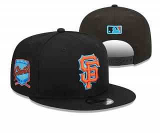 MLB San Francisco Giants New Era Black 2023 Father's Day 9FIFTY Snapback Hat 3020