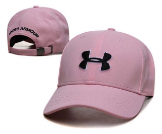Wholesale Under Armour Curved Brim Baseball Adjustable Hat Pink 2041
