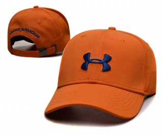 Wholesale Under Armour Curved Brim Baseball Adjustable Hat Orange 2040