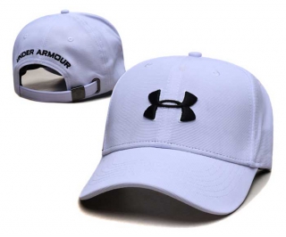 Wholesale Under Armour Curved Brim Baseball Adjustable Hat White 2055