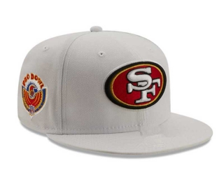 NFL San Francisco 49ers New Era White 1996 Pro Bowl Patch Red Undervisor 9FIFTY Snapback Hat 2019