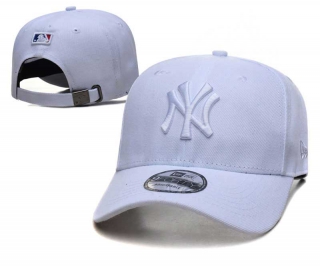 MLB New York Yankees New Era White Low Brim 9FORTY Adjustable Hat 2262