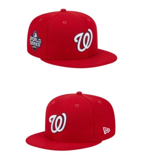 MLB Washington Nationals New Era Red 2019 World Series 9FIFTY Snapback Hat 2012
