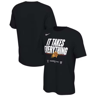 Men's Phoenix Suns Nike 2024 NBA Playoffs It Takes Everything Mantra Short T-Shirt Black