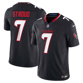 Men's NFL Houston Texans #7 C.J. Stroud Navy Nike Vapor F.U.S.E. Limited Jersey