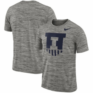 NCAA Nike Illinois Fighting Illini Charcoal 2018 Player Travel Legend Performance T-Shirt
