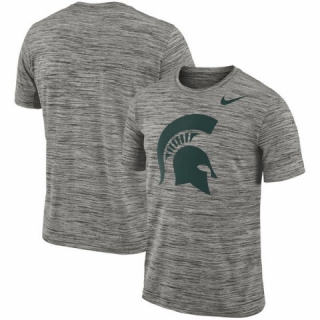 NCAA Nike Michigan State Spartans Charcoal 2018 Player Travel Legend Performance T-Shirt