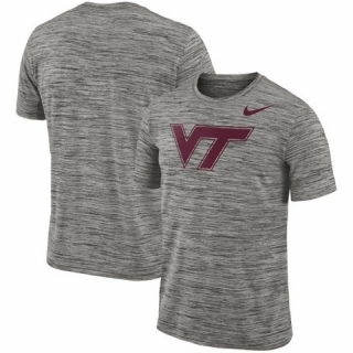 NCAA Nike Virginia Tech Hokies Charcoal 2018 Player Travel Legend Performance T-Shirt