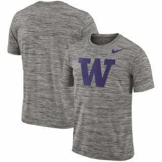 NCAA Nike Washington Huskies Charcoal 2018 Player Travel Legend Performance T-Shirt