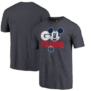 Men's NBA Fanatics Branded Washington Wizards Navy Disney Rally Cry Tri-Blend T-Shirt