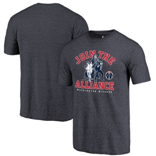 Men's NBA Fanatics Branded Washington Wizards Navy Star Wars Alliance Tri-Blend T-Shirt