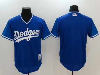 Wholesale Men's MLB Los Angeles Dodgers Cool Base Team Jerseys (18)