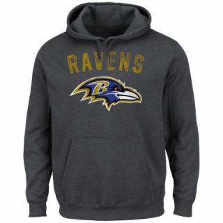 Wholesale Men's NFL Baltimore Ravens Pullover Hoodie (2)