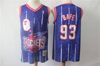 Wholesale NBA HOU Bape #93 Retro Jerseys (1)