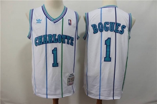 Wholesale NBA CHA Tyrone Bogues 92-93 Season Adidas Retro Jerseys (1)