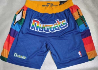 Wholesale Men's NBA Denver Nuggets Classics Shorts (1)