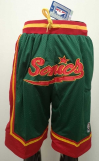 Wholesale Men's NBA Seattle SuperSonics Classics Shorts (1)