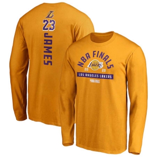 Men's Los Angeles Lakers 2020 NBA Finals Champions Long Sleeve T-Shirt (3)