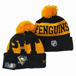 Wholesale NHL Pittsburgh Penguins Knit Beanie Hat 3006