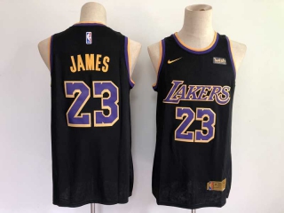 Men's NBA Los Angeles Lakers LeBron James Jersey (33)