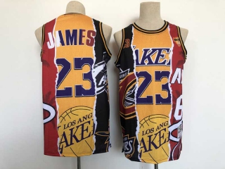 Men's NBA Los Angeles Lakers LeBron James #23 Jersey (39)