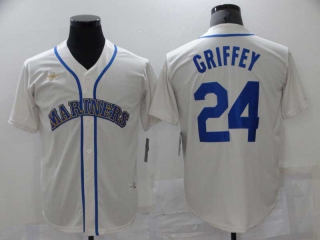 Men's MLB Seattle Mariners Ken Griffey Jr. Retro Jersey (4)