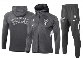 Men's NBA Milwaukee Bucks Full Zip Hoodie & Pants (1)