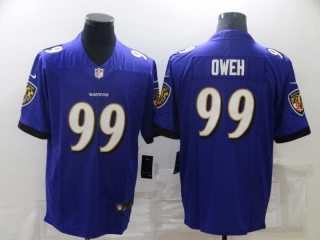 Men's NFL Baltimore Ravens Odafe Oweh Nike Jersey (2)