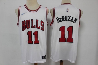 Men's NBA Chicago Bulls DeMar DeRozan 75th Anniversary Nike Jersey (2)