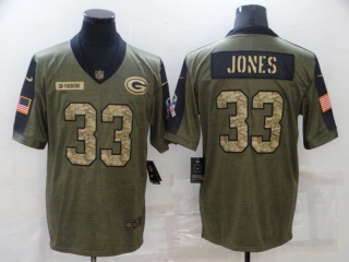 Men's NFL Green Bay Packers Aaron Jones Nike Jersey (4)