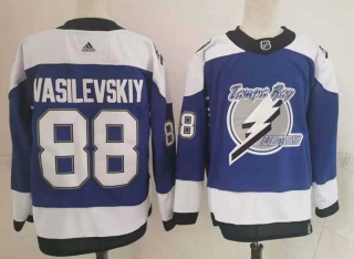 Wholesale Men's NHL Tampa Bay Lightning Andrei Vasilevskiy Adidas Jersey (4)