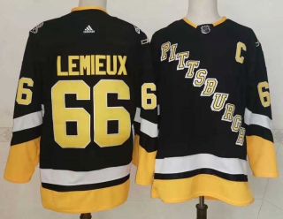 Men's NHL Pittsburgh Penguins Mario Lemieux 2022 Adidas Black Jersey