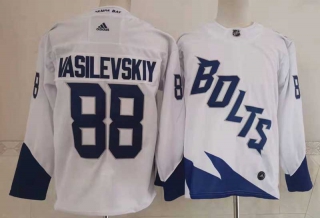 Men's NHL Tampa Bay Lightning Andrei Vasilevskiy Bolts Adidas Jersey