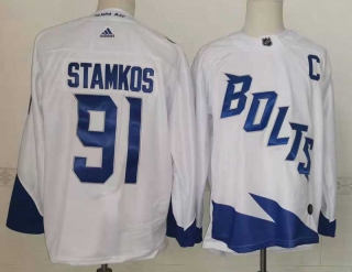 Men's NHL Tampa Bay Lightning Steven Stamkos Bolts Adidas Jersey