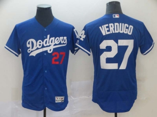 Men's MLB Los Angeles Dodgers Alex Verdugo #27 Flex Base Jerseys (1)