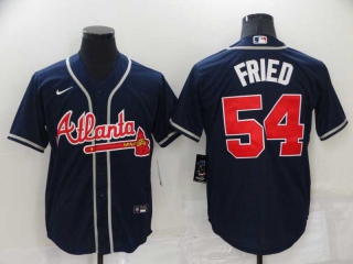 Men's MLB Atlanta Braves Max Fried #54 Nike Jerseys (3)