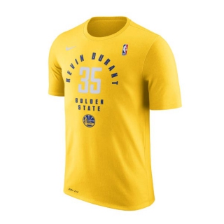 Men's NBA Golden State Warriors Kevin Durant 2022 Yellow T-Shirts (2)