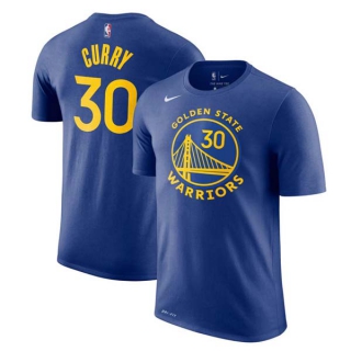 Men's NBA Golden State Warriors Stephen Curry 2022 Blue T-Shirts (9)