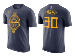 Men's NBA Golden State Warriors Stephen Curry 2022 Navy T-Shirts (11)