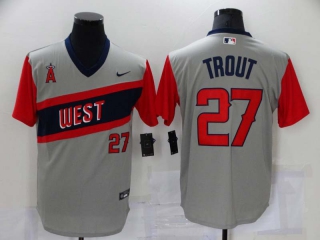 Men's MLB Los Angeles Angels Mike Trout #27 Jerseys (11)